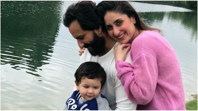 Kareena with Saif & Taimur